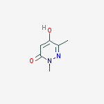5-hydroxy-2,6-dimethyl-2H-pyridazin-3-one结构式
