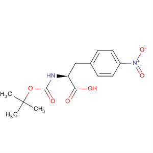 Structure of 2-TERT-BUTOXYCARBONYLAMINO-3-(4-NITRO-PHENYL)-PROPIONIC ACID