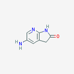 Structure of 2H-Pyrrolo[2,3-b]pyridin-2-one, 5-amino-1,3-dihydro-