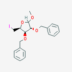 Structure of (2S,3R,4R)-3,4-Bis(benzyloxy)-2-(iodomethyl)-5-methoxytetrahydrofuran