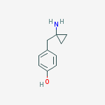 Structure of 4-((1-Aminocyclopropyl)methyl)phenol