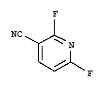 Structure of 2,6-Difluoro-3-cyanopyridine