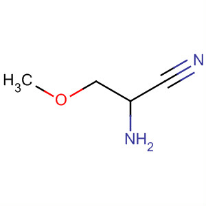 Structure of Propanenitrile, 2-amino-3-methoxy-