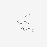 Structure of 3-Chloro-6-methylbenzyl bromide