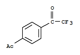 Structure of ETHANONE,1-(4-ACETYLPHENYL)-2,2,2-TRIFLUORO-