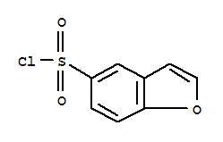 Structure of Benzofuran-5-ylmethanesulfonyl chloride