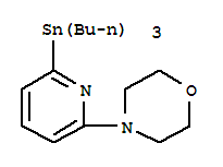 Structure of 4-[6-(TRIBUTYLSTANNYL)-2-PYRIDINYL]MORPHOLINE