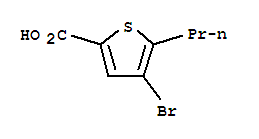 Structure of 4-BROMO-5-PROPYLTHIOPHENE-2-CARBOXYLIC ACID