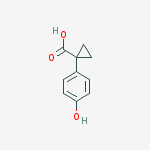 Structure of 1-(4-Hydroxy-phenyl)-cyclopropanecarboxylic acid