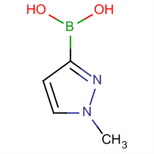 Structure of Boronic acid, (1-methyl-1H-pyrazol-3-yl)-
