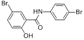 Structure of dibromsalan