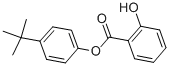 Structure of SALICYLIC ACID 4-TERT-BUTYLPHENYL ESTER