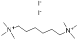 Structure of HEXAMETHONIUM IODIDE