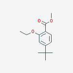 4-TERT-BUTYL-2-ETHOXY-BENZOIC ACID METHYL ESTER结构式