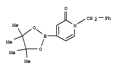 Structure of 1-BENZYL-4-(4,4,5,5-TETRAMETHYL-[1,3,2]DIOXABOROLAN-2-YL)-1H-PYRIDIN-2-ONE