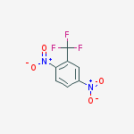 1,4-Dinitro-2-(trifluoromethyl)benzene结构式