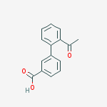 Structure of 2'-Acetylbiphenyl-3-carboxylic acid
