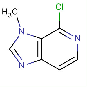 Structure of 3H-Imidazo[4,5-c]pyridine, 4-chloro-3-methyl-