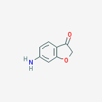 Structure of 3(2H)-BENZOFURANONE, 6-AMINO-