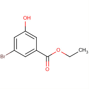 Benzoic acid, 3-bromo-5-hydroxy-, ethyl ester结构式