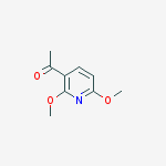 Structure of 3-ACETYL-2,6-DIMETHOXYPYRIDINE, 97%