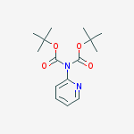 Structure of N,N-Di-Boc-2-aminopyridine, 97%