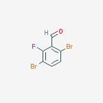 Structure of 3,6-dibromo-2-fluorobenzaldehyde