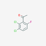 Structure of 1-(2,3-Dichloro-6-fluorophenyl)ethan-1-one