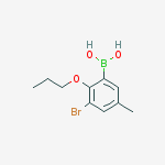 Structure of 3-BROMO-5-METHYL-2-PROPOXYPHENYLBORONIC&