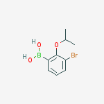 Structure of 3-BROMO-2-ISOPROPOXYPHENYLBORONIC ACID
