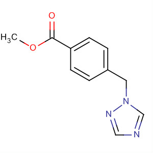 Benzoic acid, 4-(1H-1,2,4-triazol-1-ylmethyl)-, methyl ester结构式