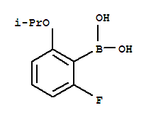 Structure of 2-FLUORO-6-ISOPROPOXYPHENYLBORONIC ACID