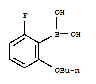 Structure of 2-BUTOXY-6-FLUOROPHENYLBORONIC ACID