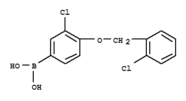 Structure of (3-Chloro-4-((2-chlorobenzyl)oxy)phenyl)boronic acid