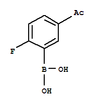 Structure of 5-ACETYL-2-FLUOROPHENYLBORONIC ACID