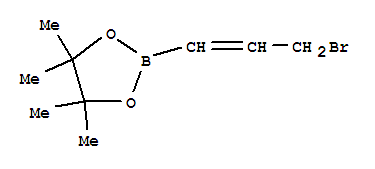 Structure of trans-3-bromo-1-propen-1-ylboronic acid pinacol ester