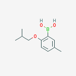 Structure of 2-ISOBUTOXY-5-METHYLPHENYLBORONIC ACID