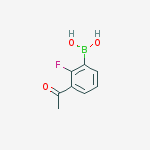 Structure of 3-ACETYL-2-FLUOROPHENYLBORONIC ACID