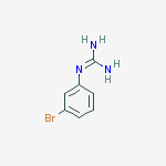 N-(3-BROMO-PHENYL)-GUANIDINE结构式