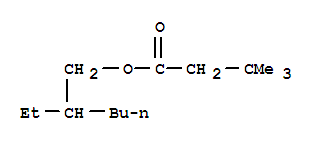 2-ethylhexyl 3,3-dimethylbutyrate结构式