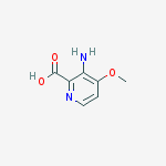 3-Amino-4-methoxypicolinic acid结构式