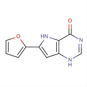 4H-Pyrrolo[3,2-d]pyrimidin-4-one, 6-(2-furanyl)-1,5-dihydro-结构式