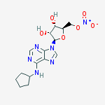 Structure of [(2r,3s,4r,5r)-5-[6-(cyclopentylamino)purin-9-yl]-3,4-dihydroxyoxolan-2-yl]methyl Nitrate