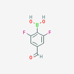 Structure of 2 6-DIFLUORO-4-FORMYLPHENYLBORONIC ACID