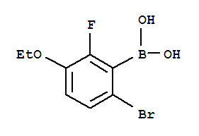 Structure of 6-Bromo-3-ethoxy-2-fluorobenzeneboronic acid