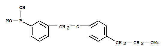 Structure of 3-((4'-(2-METHOXYETHYL)PHENOXY)METHYL)P&
