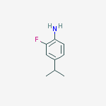 Structure of 2-FLUORO-4-ISOPROPYLANILINE