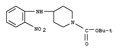 Structure of tert-Butyl 4-[(2-nitrophenyl)amino]-1-piperidinecarboxylate