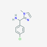 Structure of (4-Chlorophenyl)(1-methyl-1h-imidazol-2-yl)methylamine