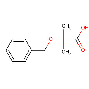 Structure of Propanoic acid, 2-methyl-2-(phenylmethoxy)-